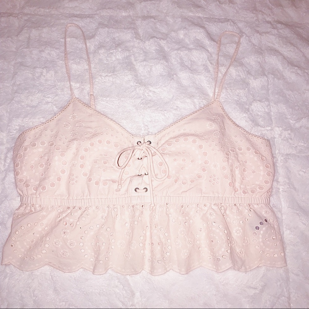 Peach Crop Top